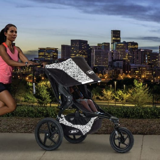 Stay safe and be seen: The NEW BOB Revolution Flex Lunar Stroller