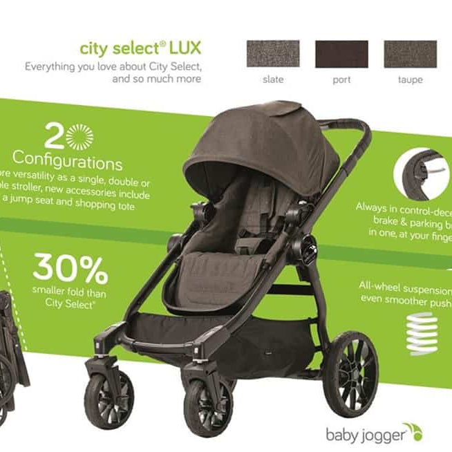 The Baby Jogger City Select Lux Stroller 2017: a major upgrade for a popular classic!